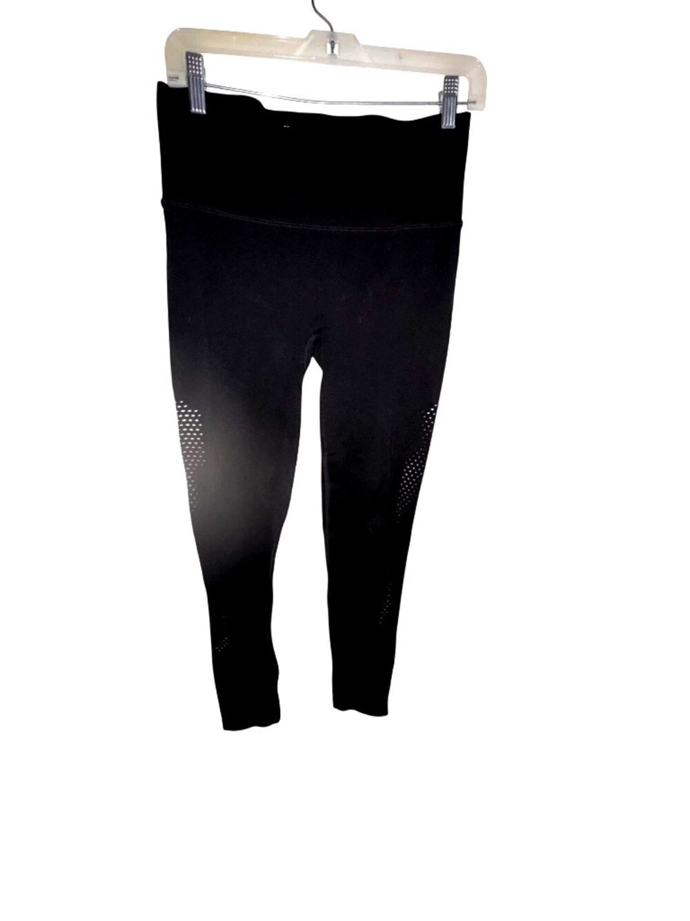 Victoria Sport High-Waist Black Leggings With Mesh Accents Size L